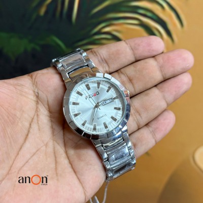 Waterproof Luxury Men's Watch_ Silver